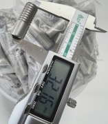 Aluminum alloy conversion screw, 8MM male screw and 12MM female screw included.