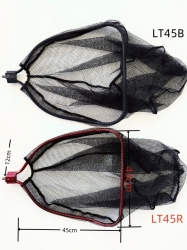 Skyvista 43X45 Aluminum Alloy Landing Net Head, Red or Black Optional, 12MM Screw, Net Depth 50CM.