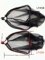 Skyvista 43X45 Aluminum Alloy Landing Net Head, Red or Black Optional, 12MM Screw, Net Depth 50CM.
