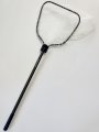 Skyvista Aluminum Alloy Fishing Landing Net, 100cm Single-Section Pole, Extra Deep & Thick Nylon Net for Freshwater and Saltwater Fishing